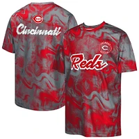 Youth Red/Silver Cincinnati Reds Pinch Hitter T-Shirt