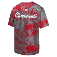 Youth Red/Silver Cincinnati Reds Pinch Hitter T-Shirt