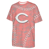 T-shirt rouge pour jeunes Cincinnati Reds Slide Score Bold