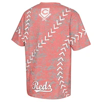 T-shirt rouge pour jeunes Cincinnati Reds Slide Score Bold