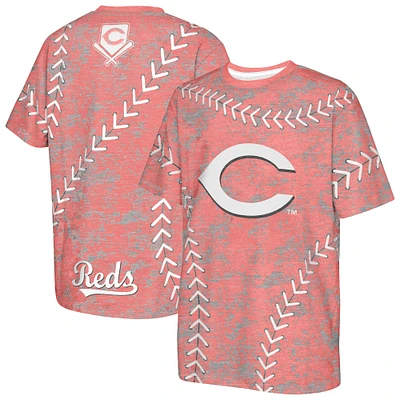 T-shirt rouge pour jeunes Cincinnati Reds Slide Score Bold