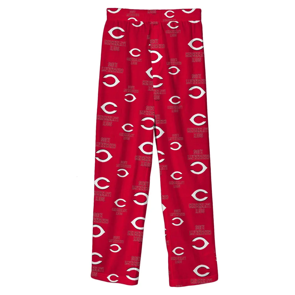 Lids Cincinnati Reds Youth Team Color Logo Pants - Red