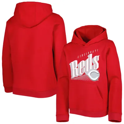 Cincinnati Reds Youth Winning Streak Pullover Hoodie - Red