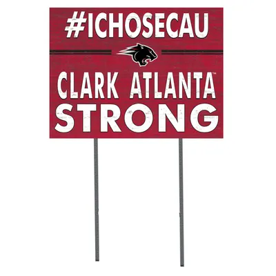 Clark Atlanta University Panthers 18'' x 24'' I Chose Lawn Sign