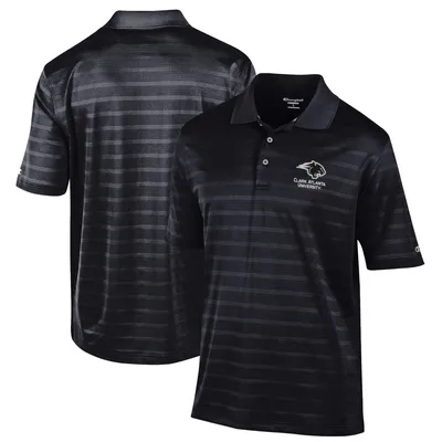 Clark Atlanta University Panthers Champion Textured Solid Polo