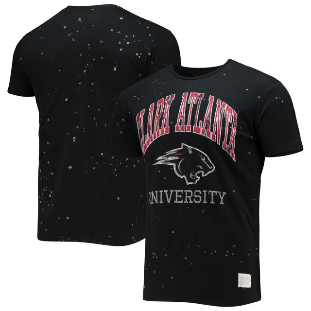 Panthers originale Rétro Marques Université Clark Atlanta Bleach hommes Splatter T-shirt