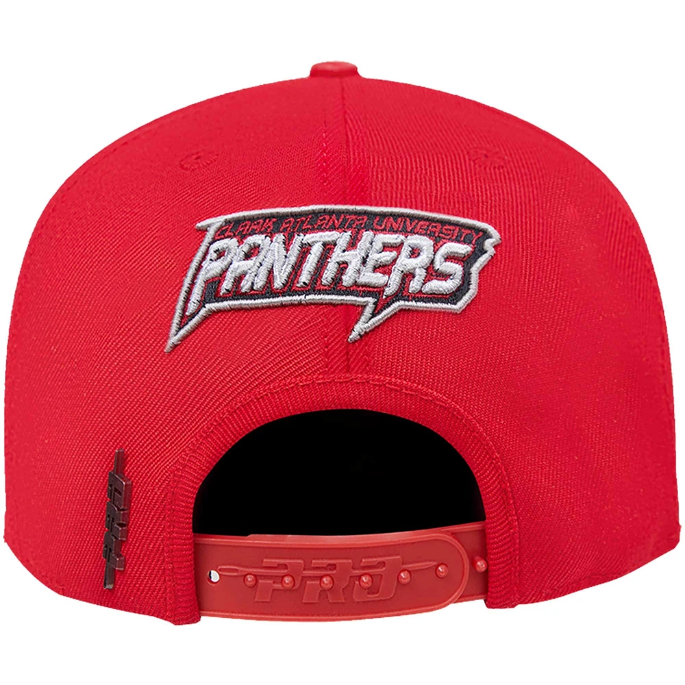 Casquette Snapback Pro Standard pour homme avec logo Clark Atlanta University Panthers CAU rouge