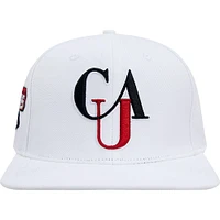 Casquette Snapback en laine Clark Atlanta University Panthers Pro Standard pour homme blanche