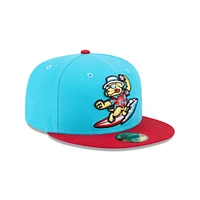 Men's New Era  Blue Clearwater Threshers Theme Nights 59FIFTY Fitted Hat