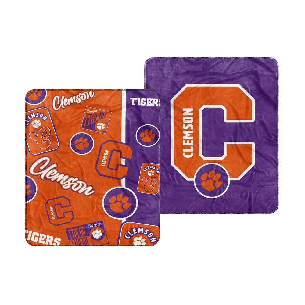  Clemson Tigers 50" x 60" Dream Weave Throw Blanket