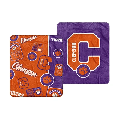  Clemson Tigers 50" x 60" Dream Weave Throw Blanket