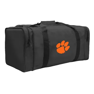 Clemson Tigers Gear Pack Square Duffel Bag - Black