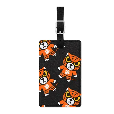 Clemson Tigers Mascot Tokyodachi Bag Tag - Black