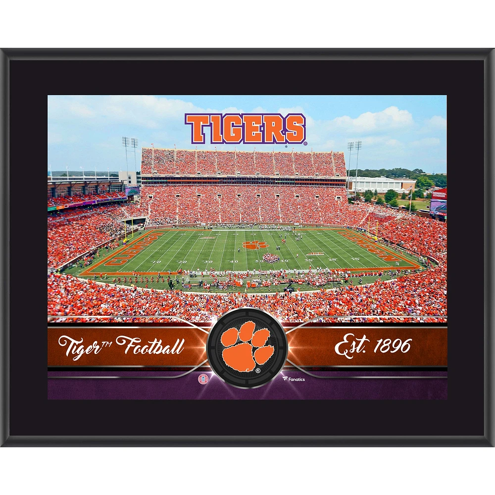 Clemson Tigers 10.5" x 13" Sublimated Team Plaque