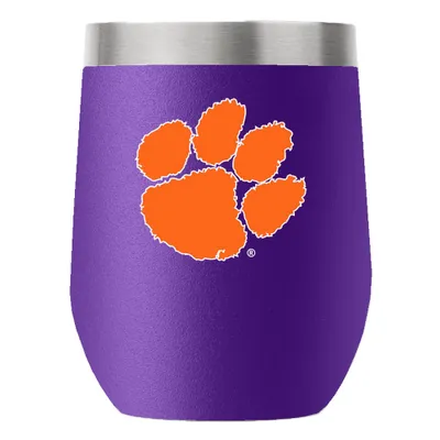 Clemson Tigers 12oz. Stemless Tumbler