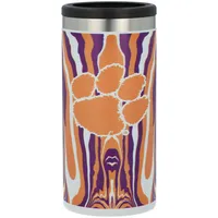 Clemson Tigers 12oz. Tie-Dye Slim Can Holder