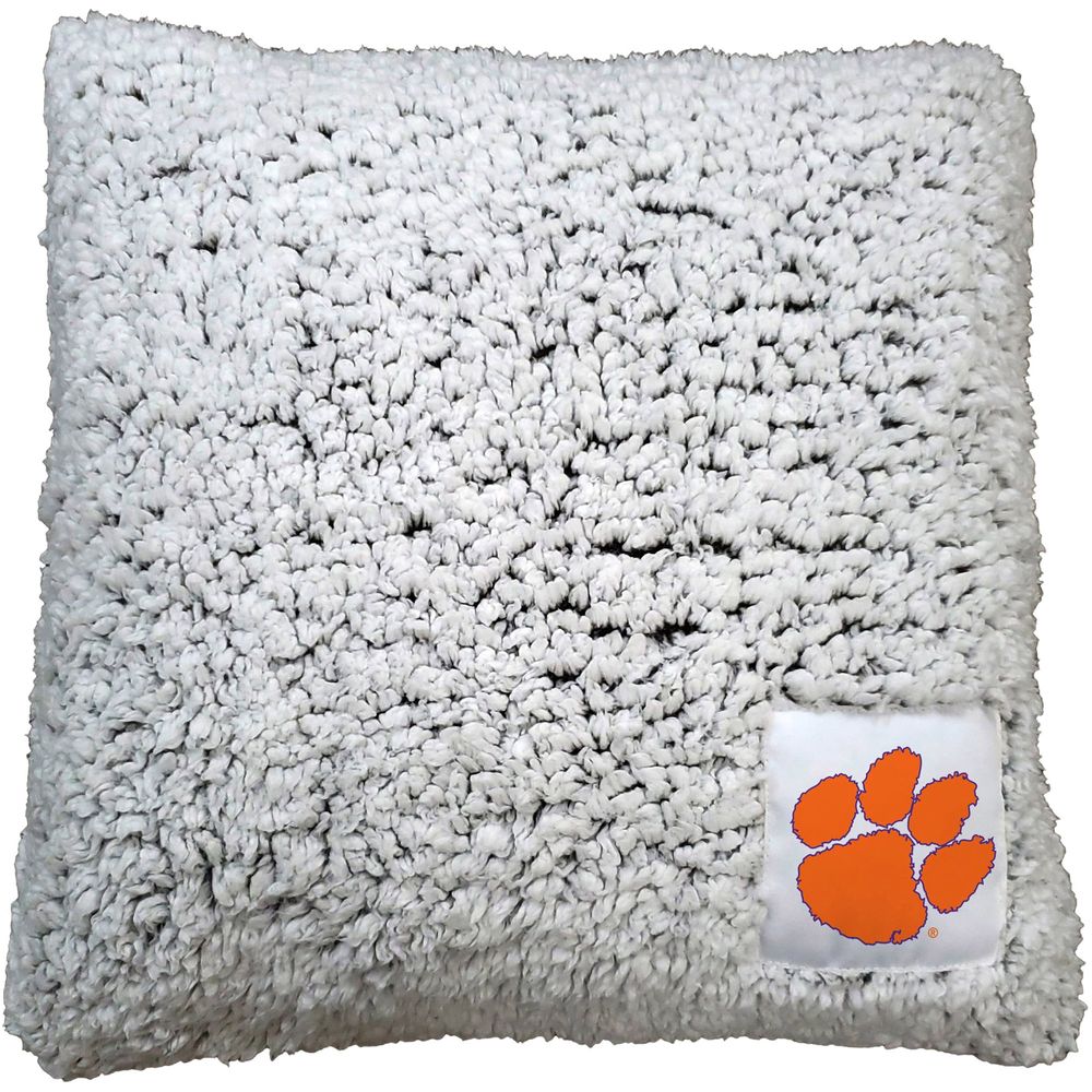 Clemson Tigers 16'' x 16'' Frosty Sherpa Pillow