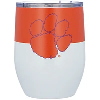 Tigres de Clemson 16 oz. Gobelet incurvé en acier inoxydable Colorblock