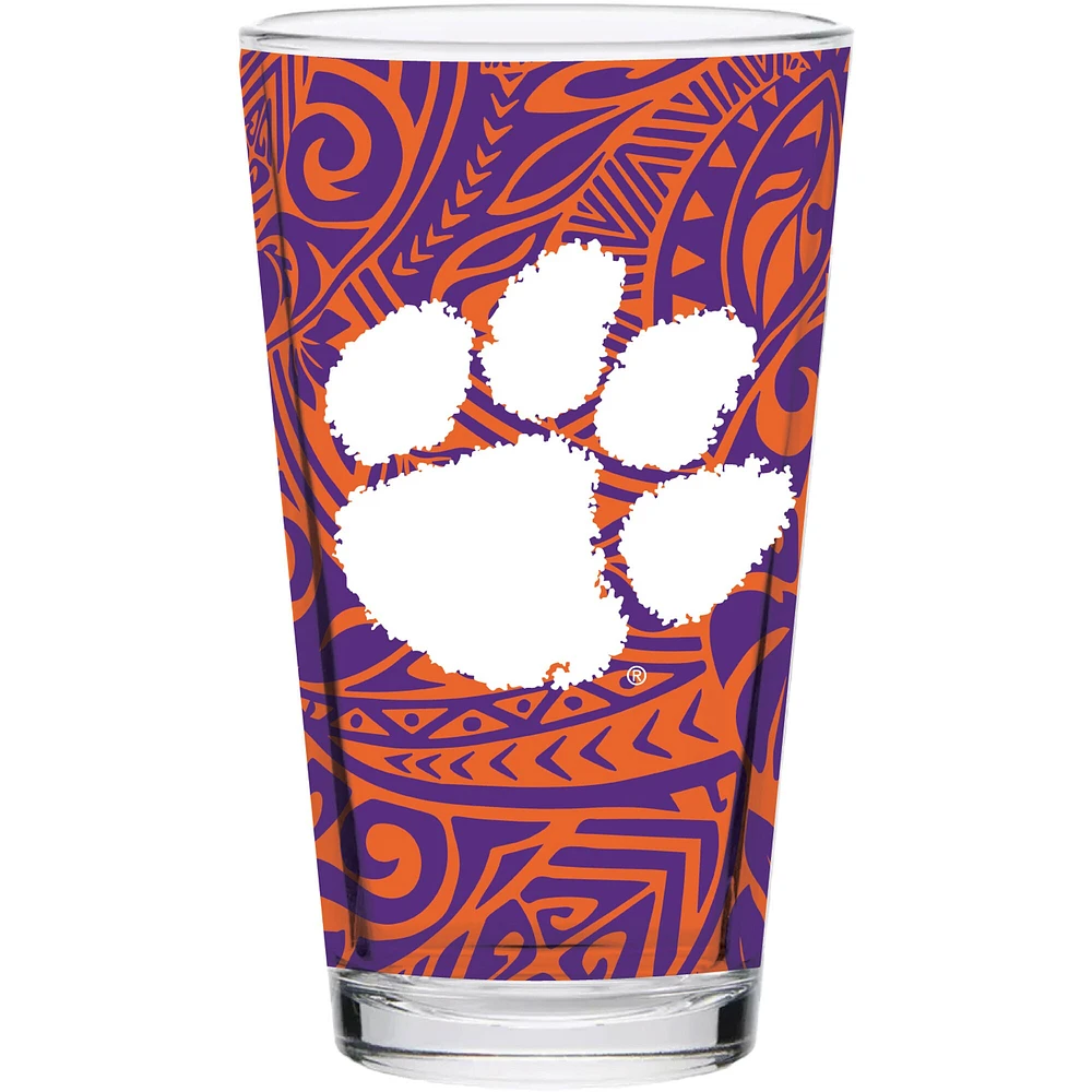 Tigres de Clemson 16 oz. Verre à pinte Ohana