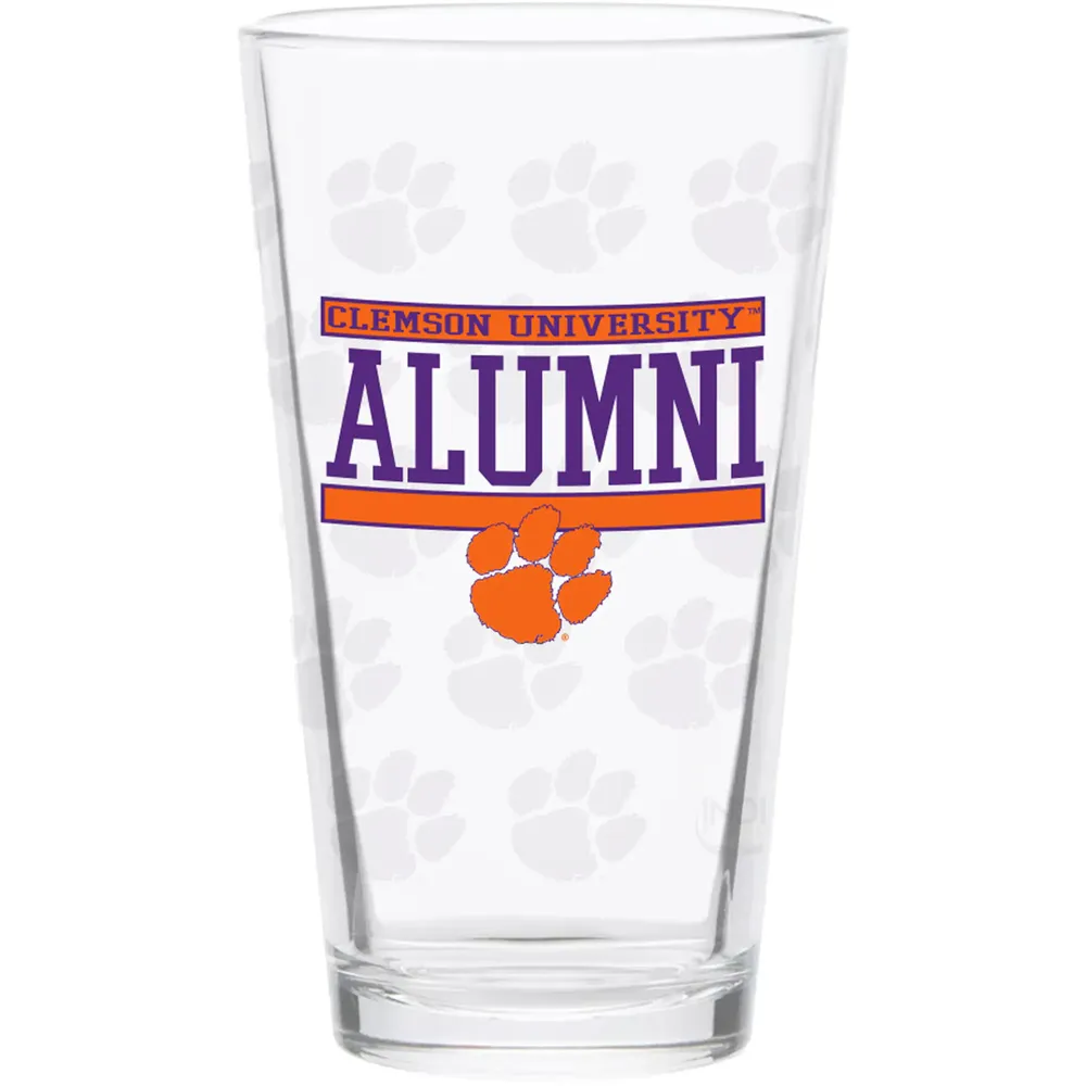 Clemson Tigers 16oz. Verre de pinte de répétition des anciens