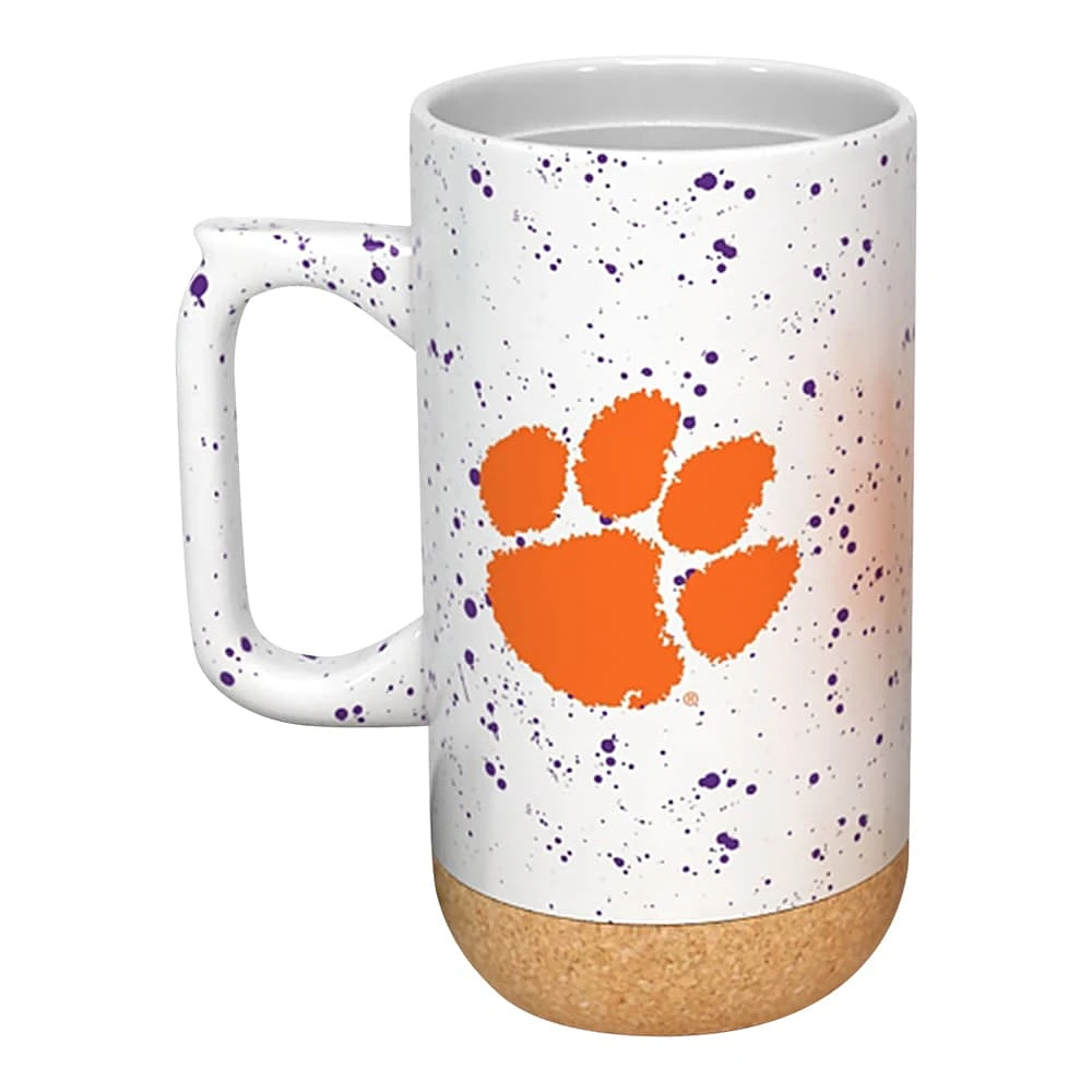 Tigres de Clemson 18oz. Tasse en liège moucheté