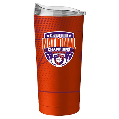 Clemson Tigers 2023 NCAA Men's Soccer National Champions 30oz. Powder Coat Tumbler