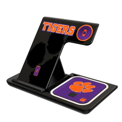 Clemson Tigers 3-In-1 Wireless Charger