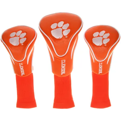 Clemson Tigers 3-Pack Contour Golf Club Head Covers
