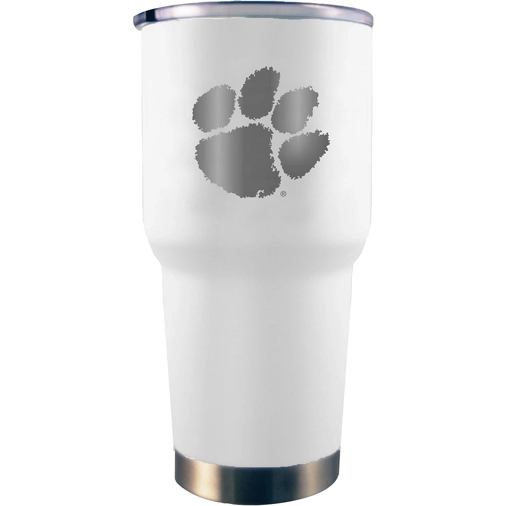 Clemson Tigers 30oz. Etched Team Logo Tumbler