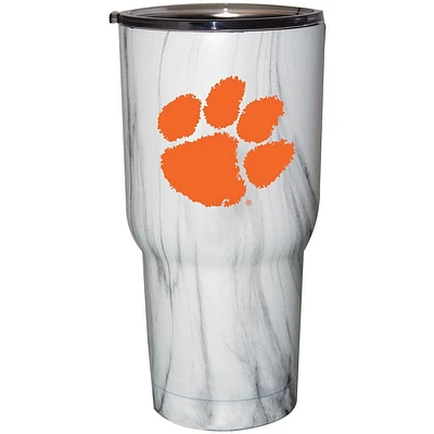 Tigres de Clemson 30 oz. Gobelet en marbre avec couvercle