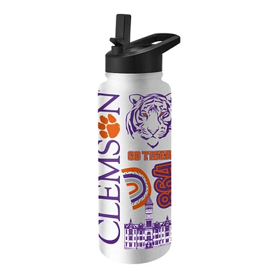 Clemson Tigers 34oz. Native Quencher Bottle