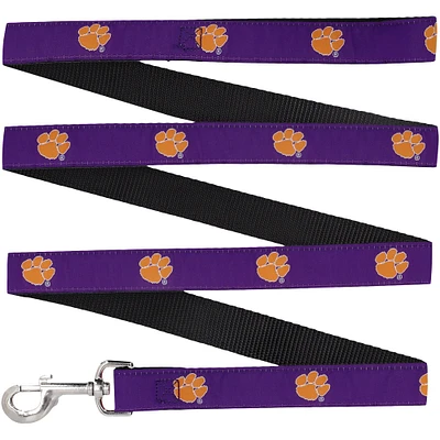 Clemson Tigers 6' Regular Dog Leash