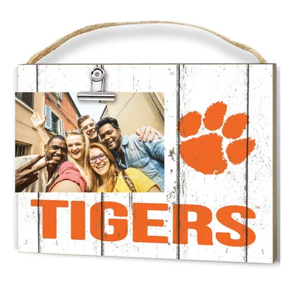 Clemson Tigers 8'' x 10'' Weathered Clip It Frame