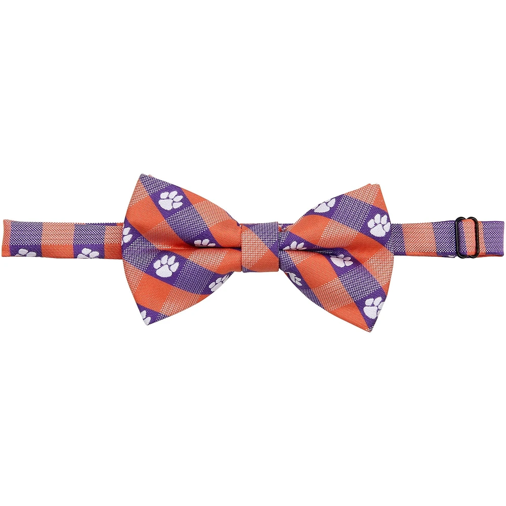 Clemson Tigers Check Bow Tie