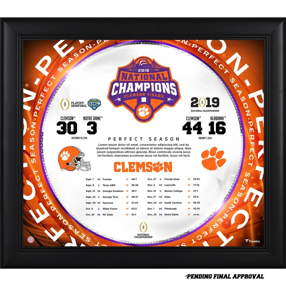 Lids LSU Tigers Fanatics Authentic Framed College Football Playoff