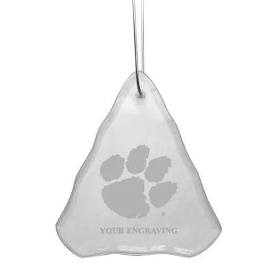 Clemson Tigers Crystal Tree Personalized Ornament