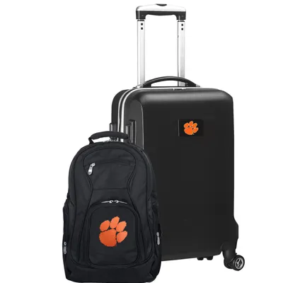 Clemson Tigers Deluxe 2-Piece Backpack and Carry-On Set