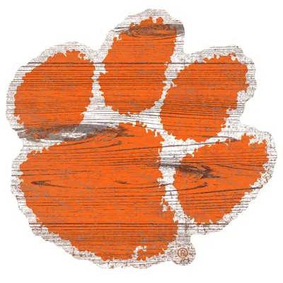 Clemson Tigers 20'' x 20'' Retro Logo Circle Sign