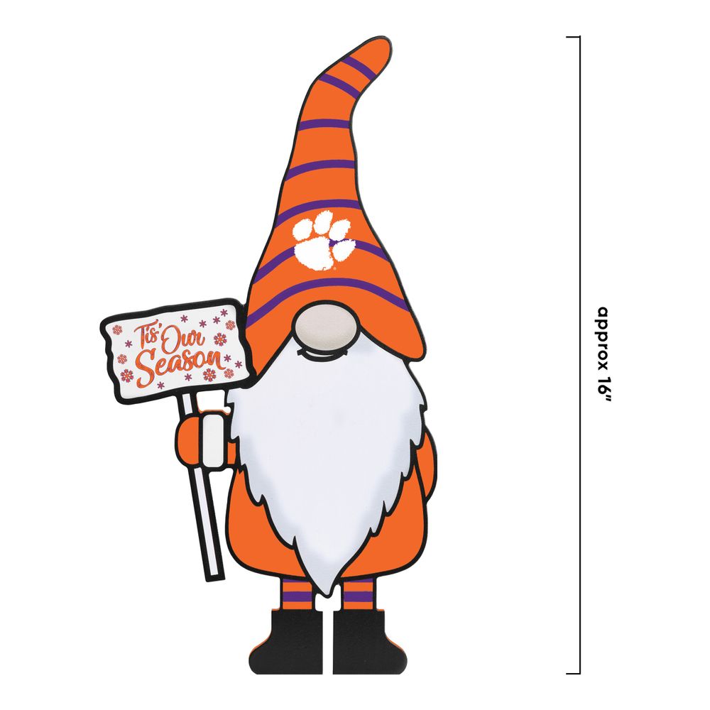 Clemson Tigers FOCO 16" Tis Our Season Gnome