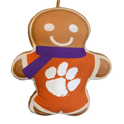 Clemson Tigers Gingerbread Holiday Plushlete