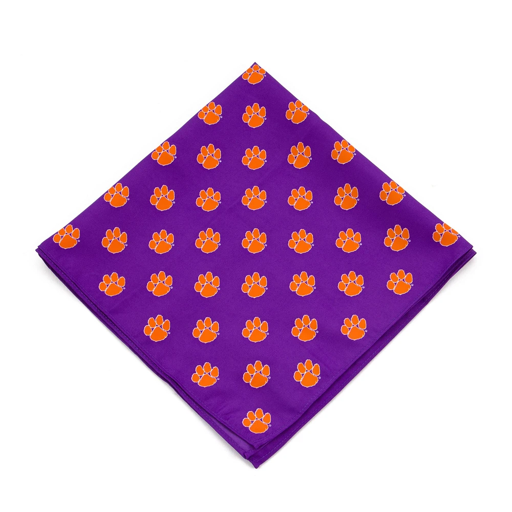 Clemson Tigers Kerchief Pocket Square