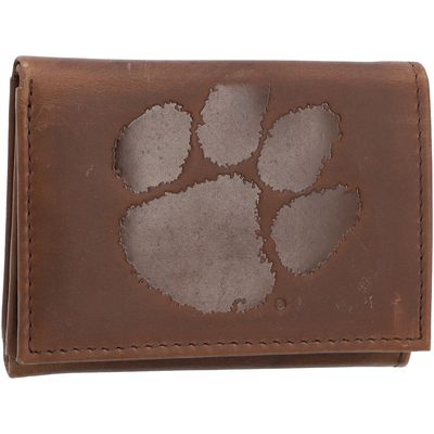 Clemson Tigers Leather Team Tri-Fold Wallet