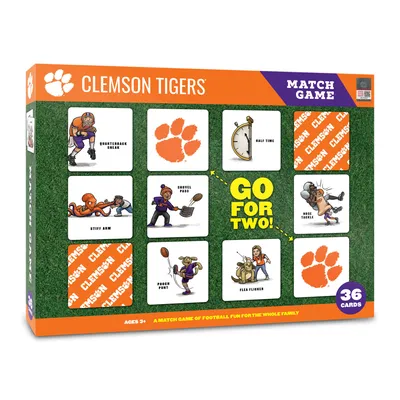 Clemson Tigers Licensed Memory Match Game