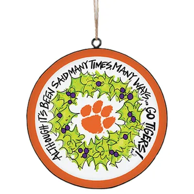 Clemson Tigers Metal Ornament