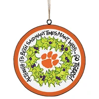 Clemson Tigers Metal Ornament