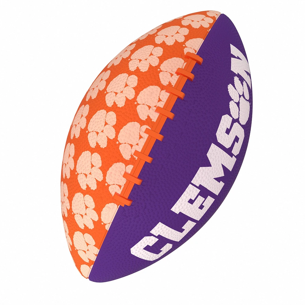 Mini ballon de football en caoutchouc Clemson Tigers