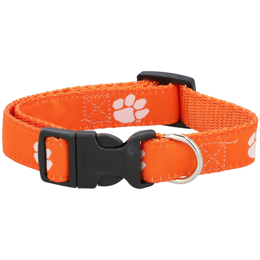 Collier étroit pour chien Clemson Tigers