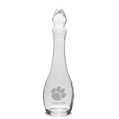 Clemson Tigers Personalized 47.5oz. Wide Bottom Decanter