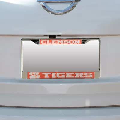 Clemson Tigers Small Over Mega License Plate Frame