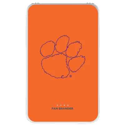 Clemson Tigers Solid Design 10,000 mAh Portable Power Pack